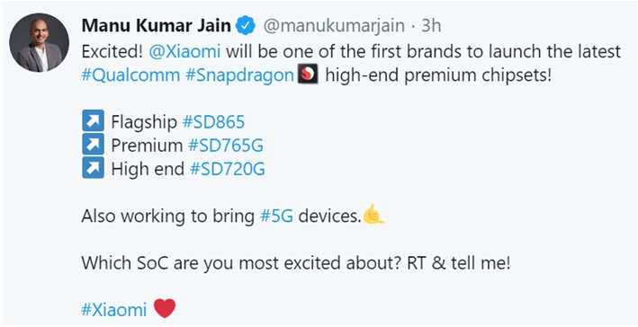 Xiaomi's Manu Jain