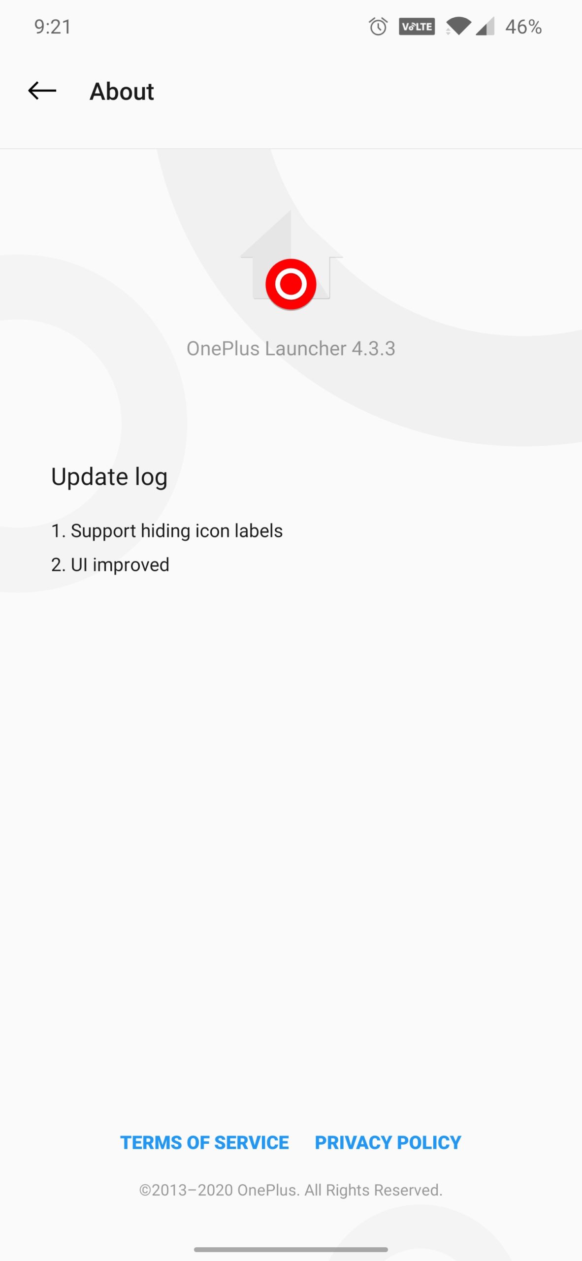 OnePlus Launcher 4.3.3 