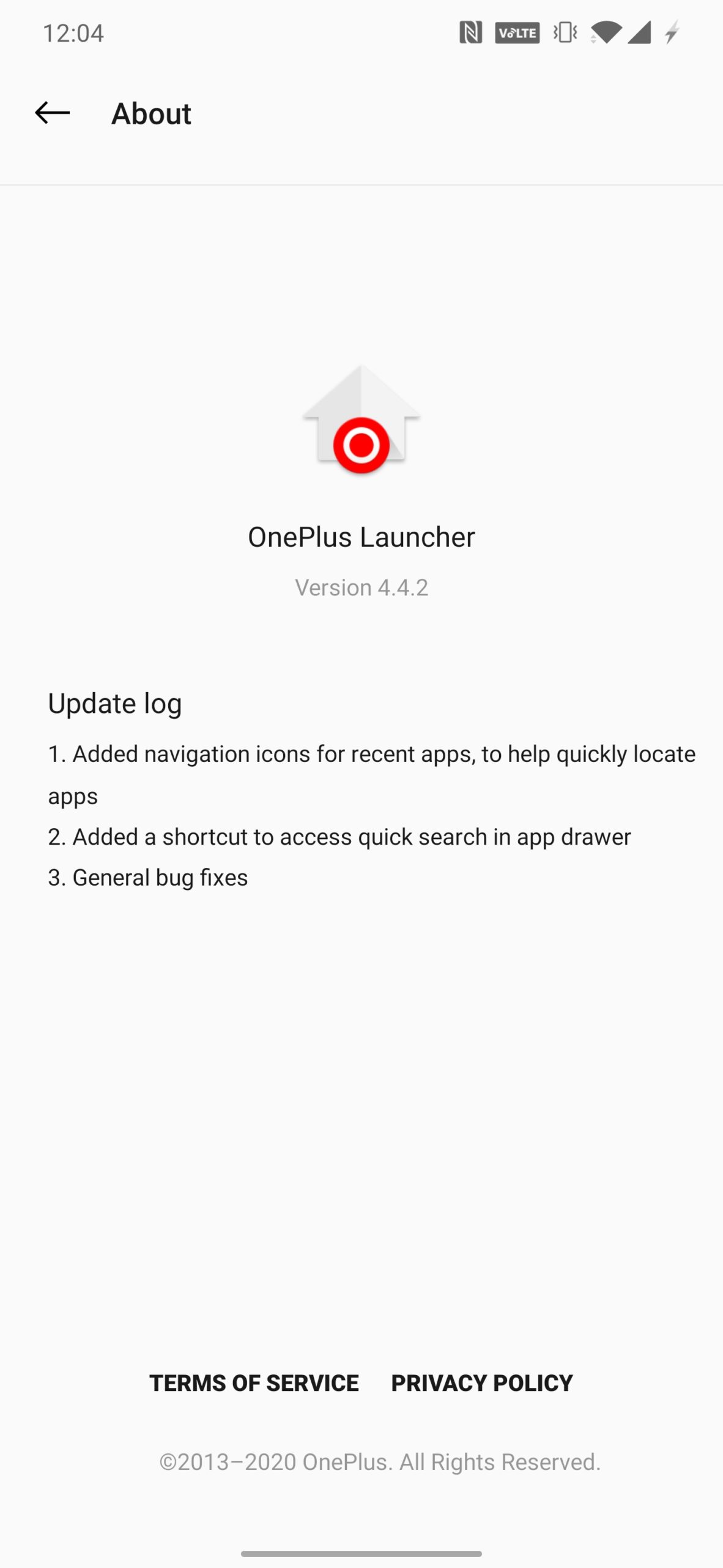 OnePlus Launcher 4.4.2