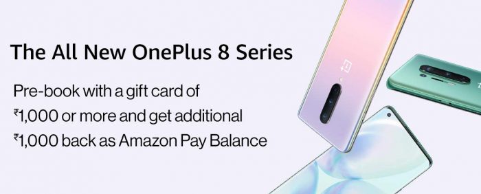 Pre-Booking started for Oneplus 8 & 8Pro on Amazon in India