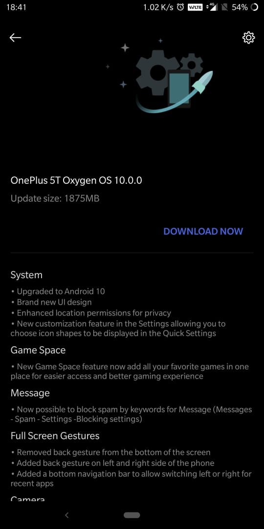 Oneplus 5&5T are getting stable Android 10 based on OxygenOS 10.0