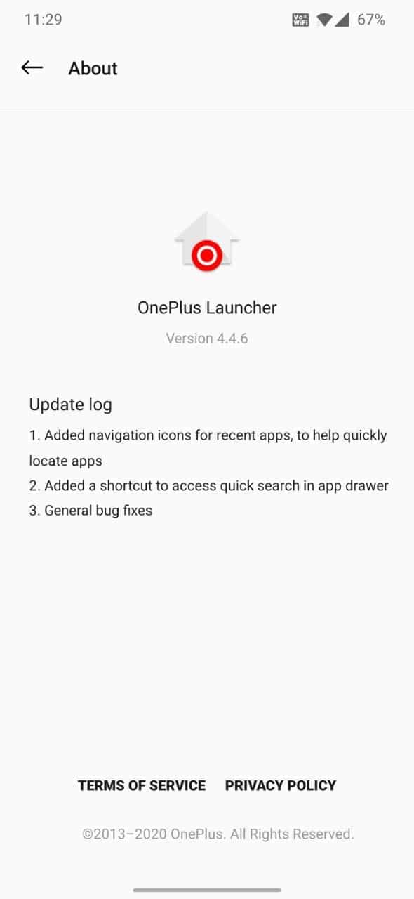 Download OnePlus Launcher 4.4.6 for Oneplus devices running Android 10
