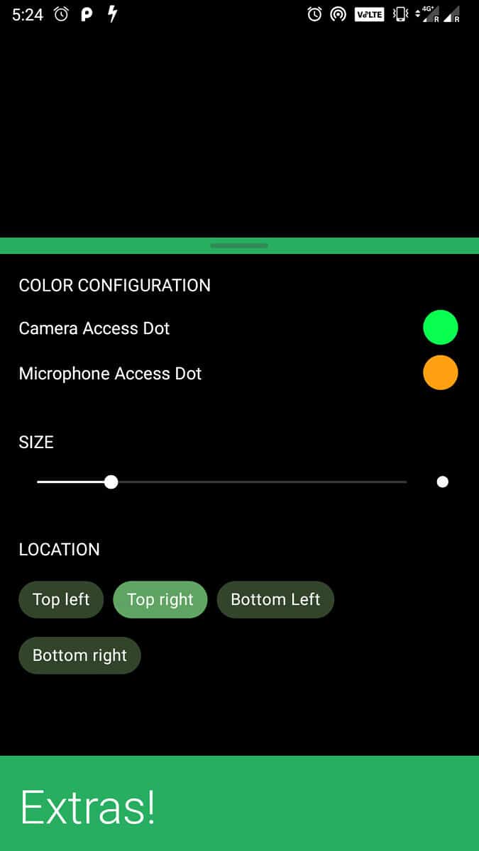 Access Dots App Brings camera and mic access indicators to Android