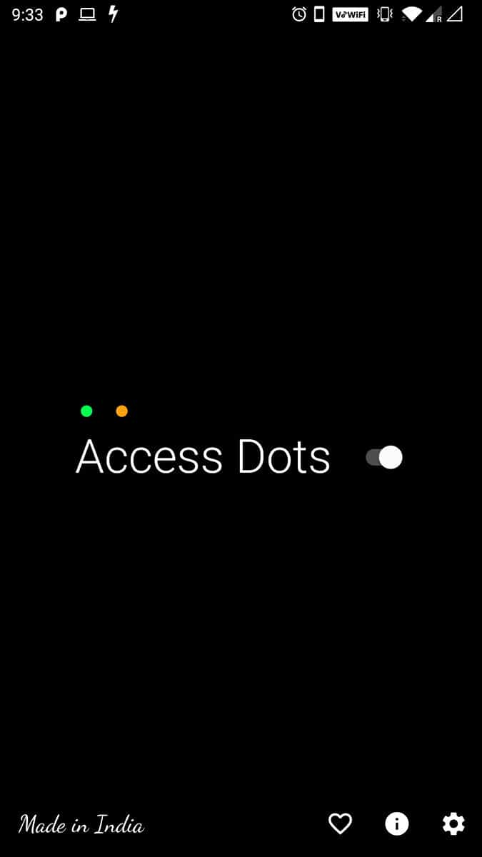 Access Dots App Brings camera and mic access indicators to Android