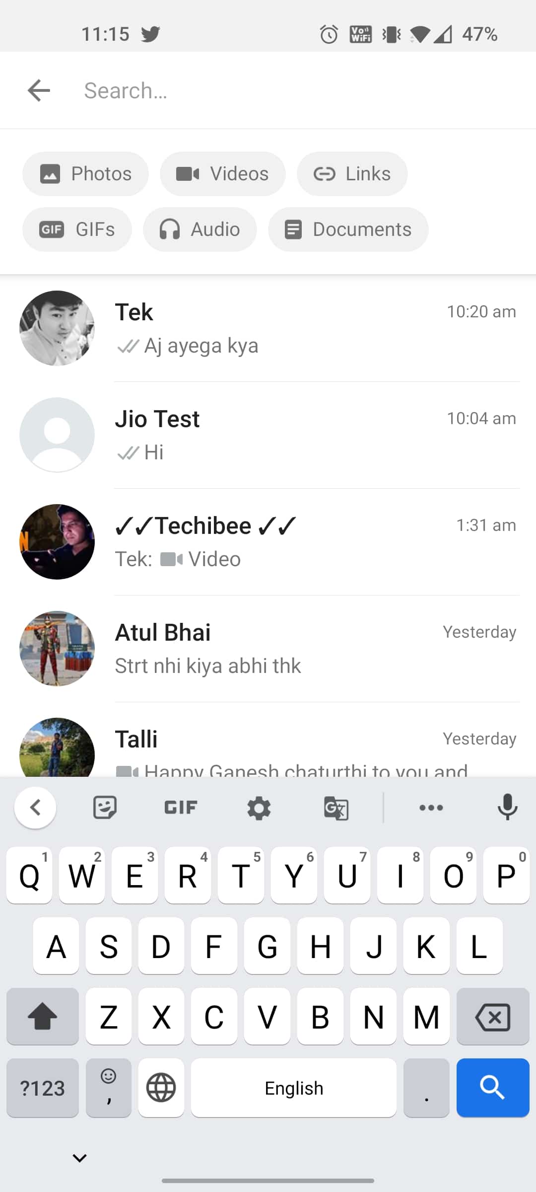 WhatsApp rolls out Advanced Search feature for Beta users
