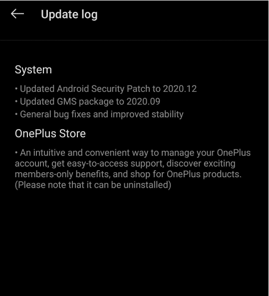 OnePlus Nord Gets OxygenOS 10.5.10 w/ Oneplus Store and December Security Patch