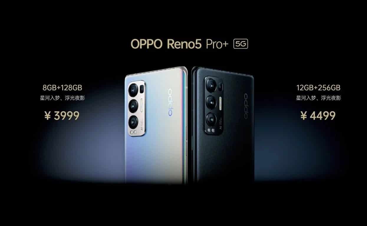 OPPO Reno5 Pro+ 5G launched with Sony IMX766 sensor, 65W charging and more
