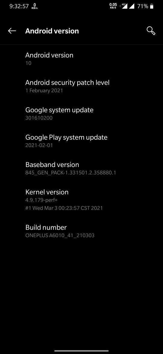 OxygenOS 10.3.9 for the OnePlus 6/6T brings February 2021 security patches