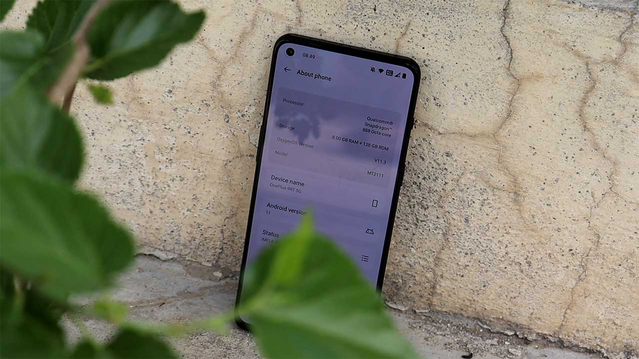 Oneplus 9RT gets OxygenOS 11.3 A.07 with March 2022 & Improvements to battery
