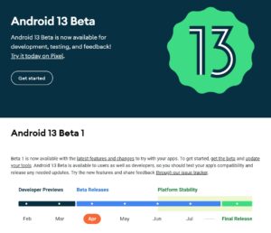 Android 13 Beta 1 is Officially Released For Google Pixel Devices