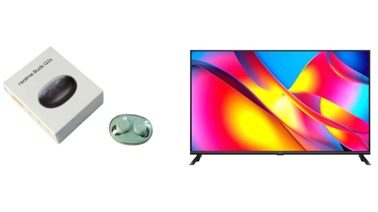Realme Buds Q2s & Realme Smart TV X Full HD