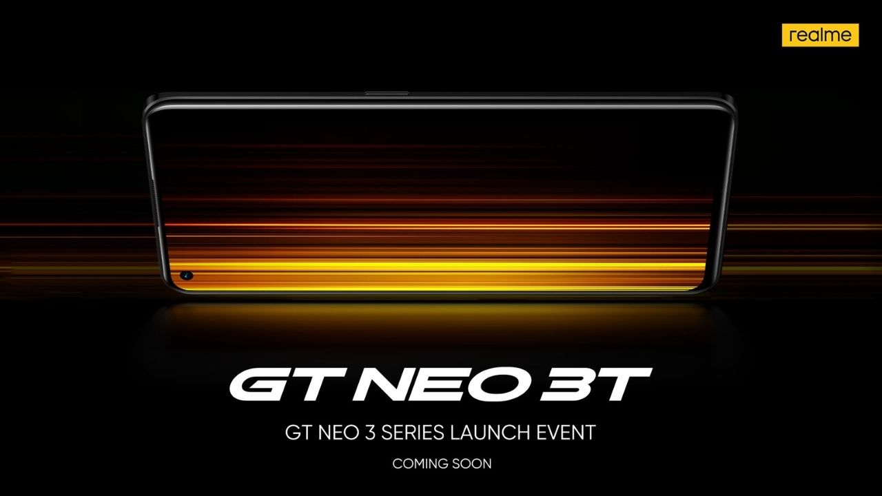 Realme confirms the Launch of Realme GT Neo 3T Officially