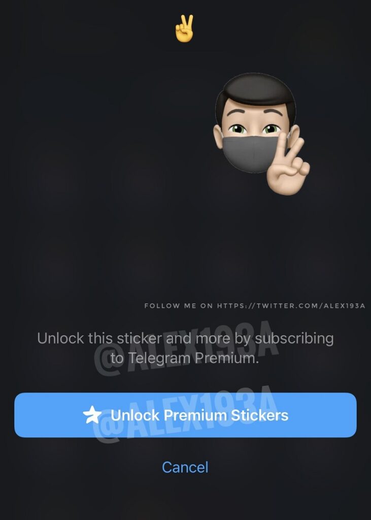 telegram premium stickers