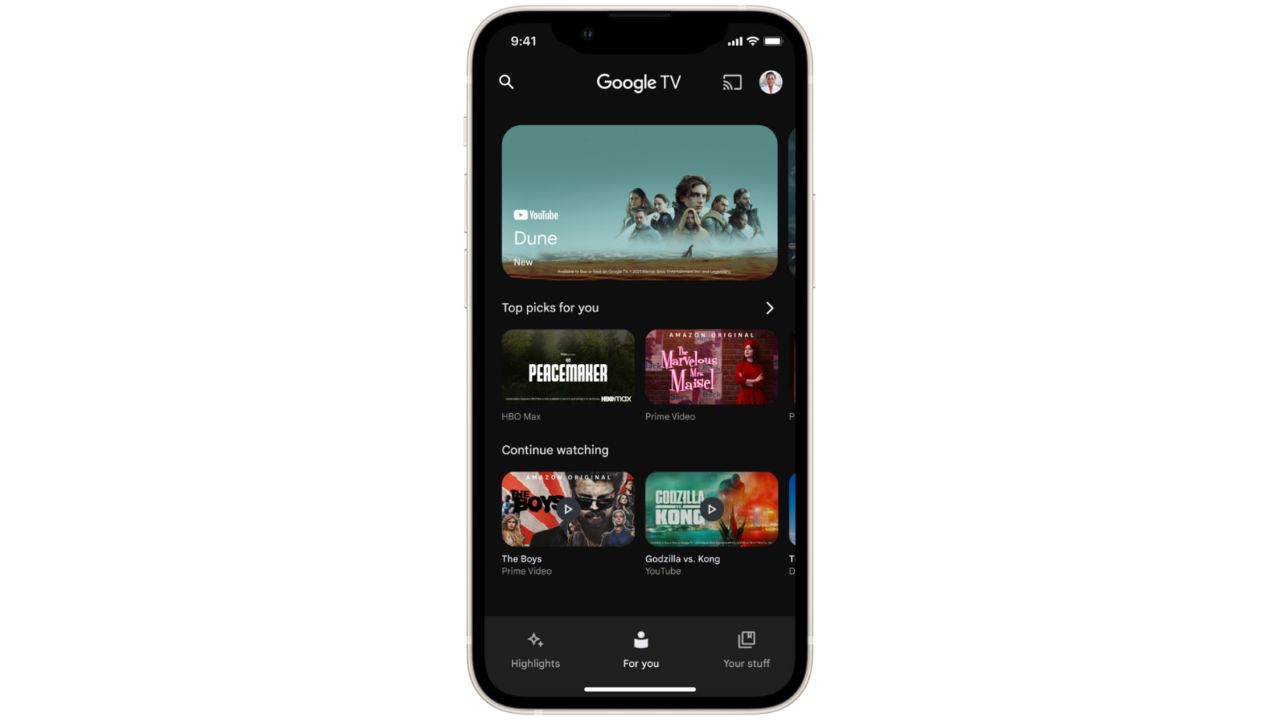 iphone google tv app