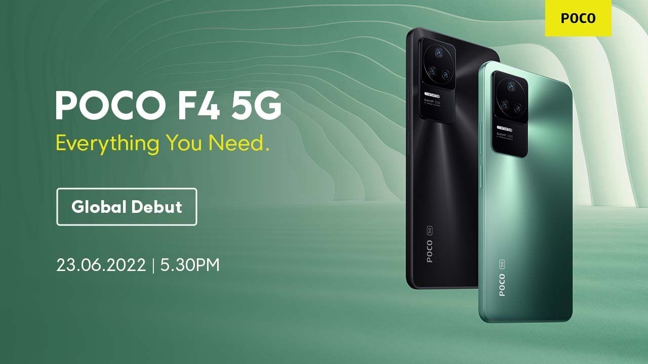 Poco F4 5G India Launch Date Set for June 23