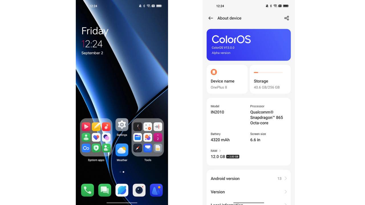 ColorOS 13 for Oneplus 8, 8 pro & 8T