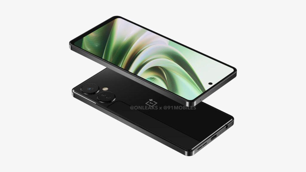 OnePlus Nord CE 3 flat surface screen design