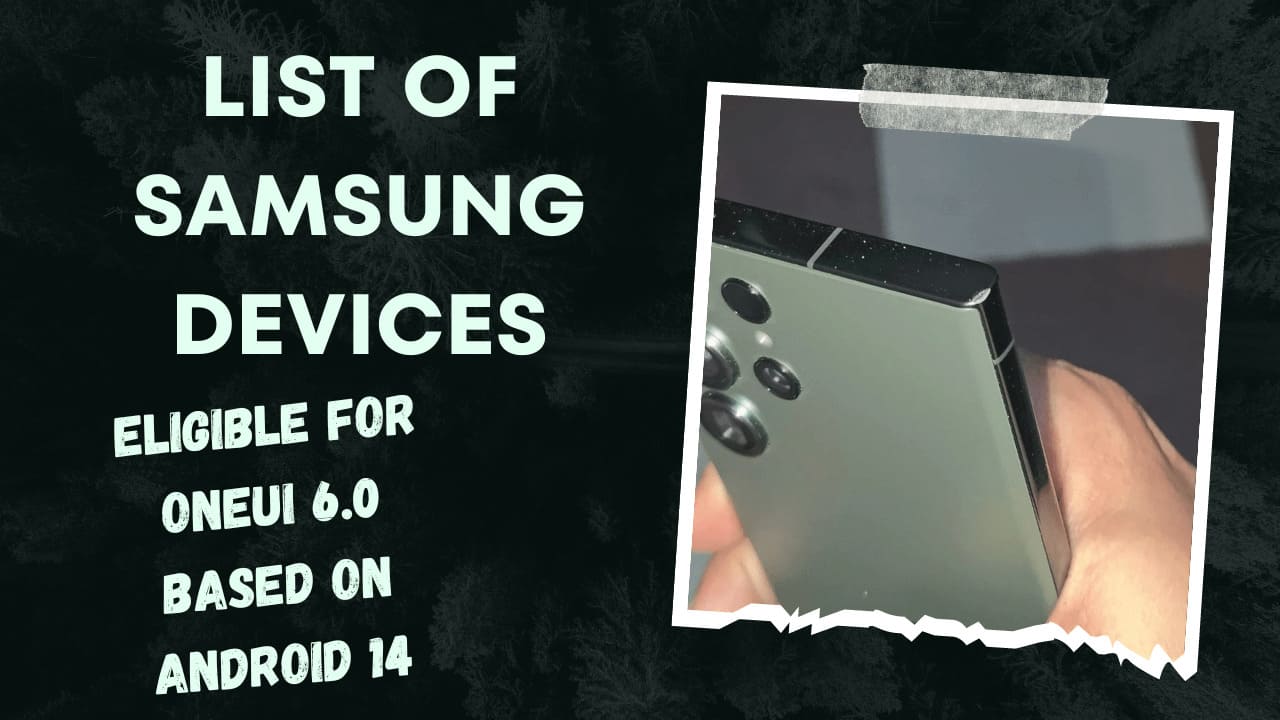OneUI 6.0 samsung devices article thumbnail