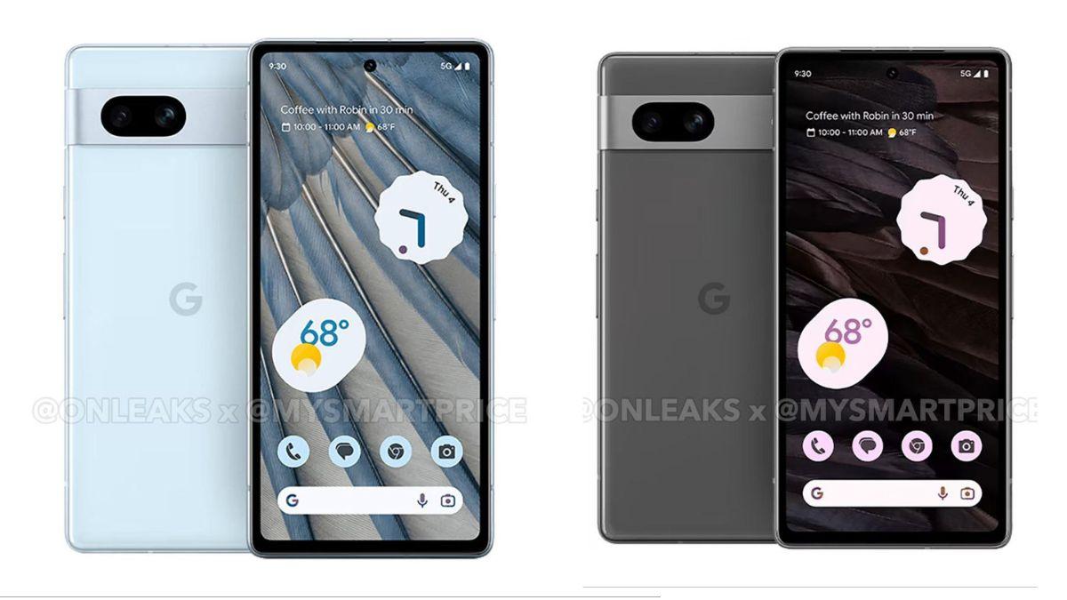 google pixel 7a render images