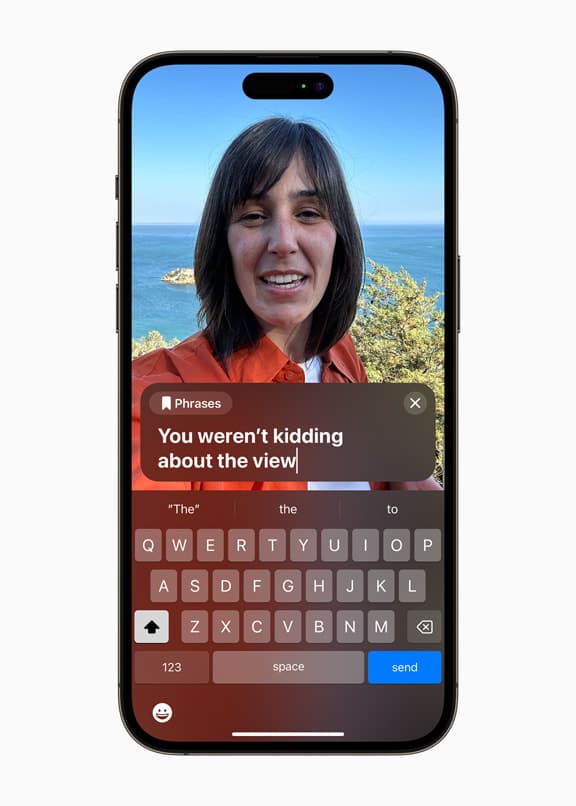 iPhone Accessibility FaceTime Live Speech