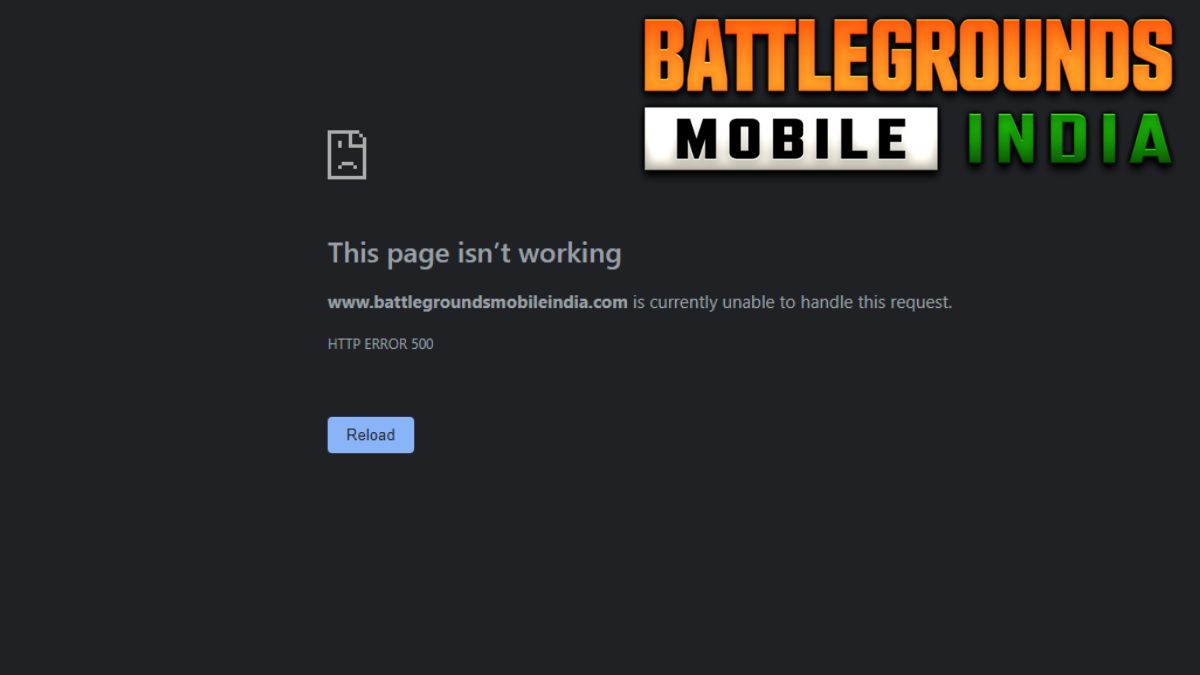 bgmi website down