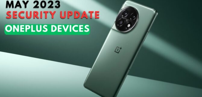 oneplus devices may 2023 security update