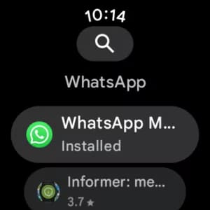whatsapp in wear os 
