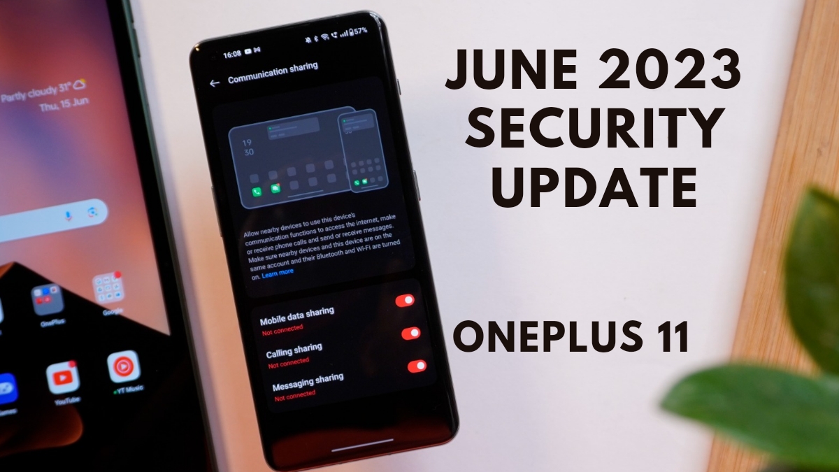 OnePlus 11 OxygenOS 13.1 June 2023 update