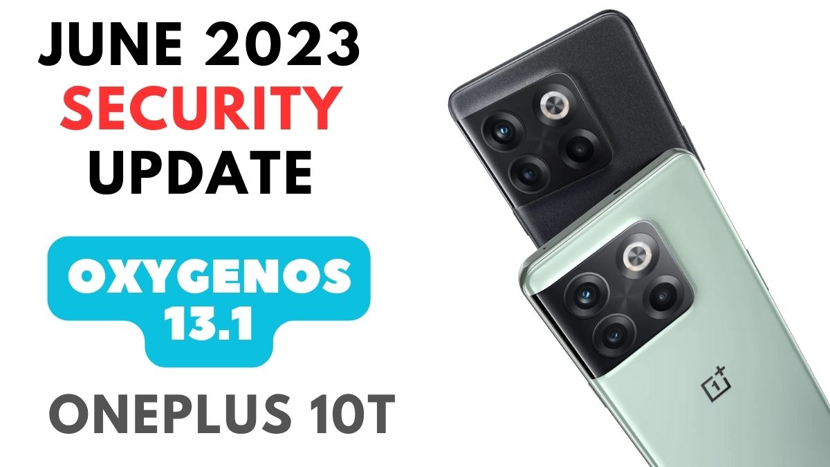 oneplus 10t june 2023 security update