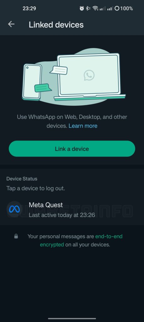 whatsapp beta meta quest