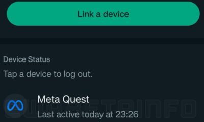 whatsapp meta quest device link