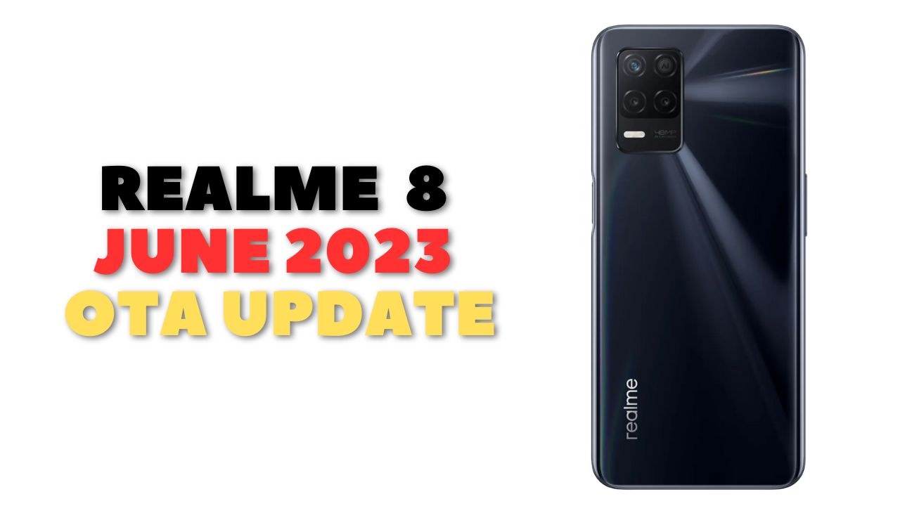 realme 8 june 2023 ota update