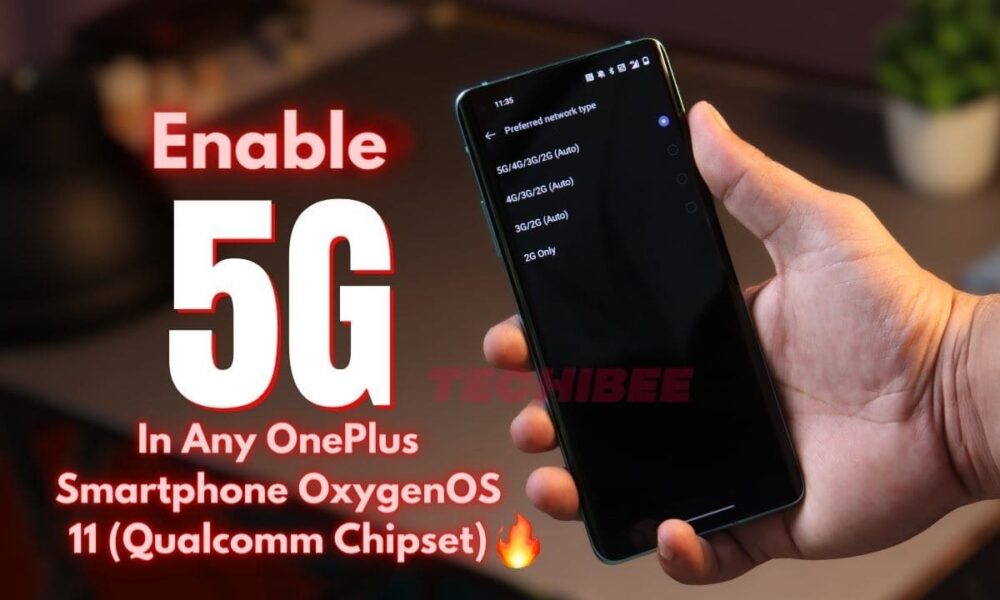 OxygenOS 11 5G Enable