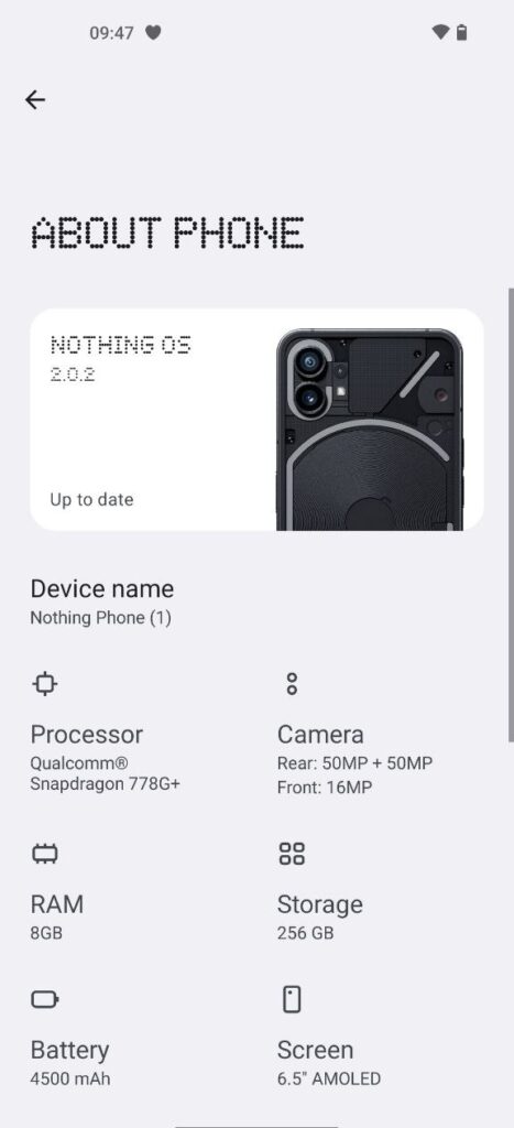 nothing os 2.0.2 update for nothing phone 1 