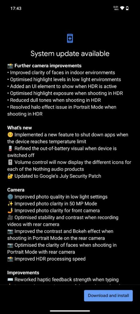 nothing os 2.0.2a update changelog 