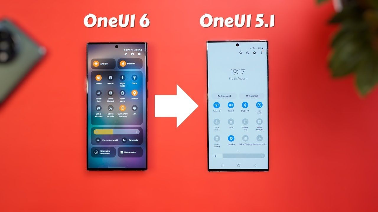 samsung galaxy one ui 6.0 to one ui 5.1