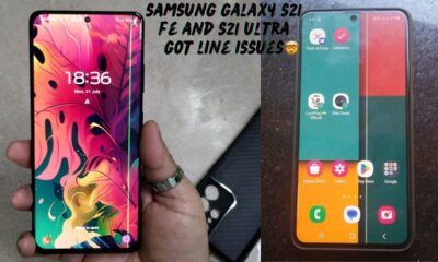 samsung galxy s21 series line issues