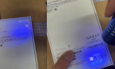 Apple iPhone 15 UV Light Labels