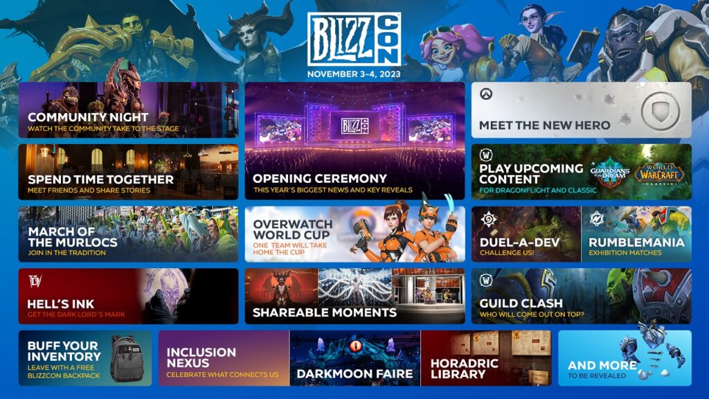 BlizzCon 2023 Events
