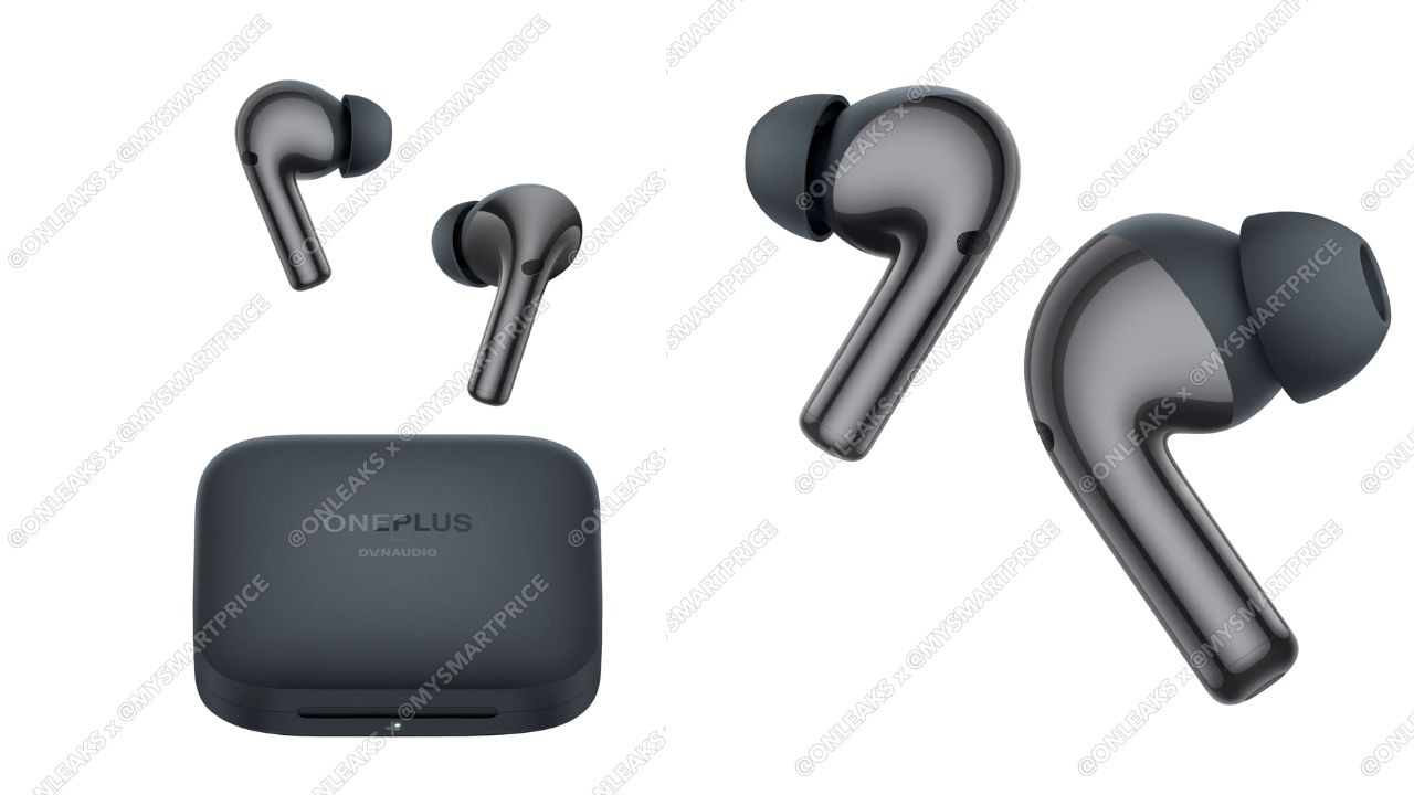 OnePlus Buds 3 TWS earbuds render