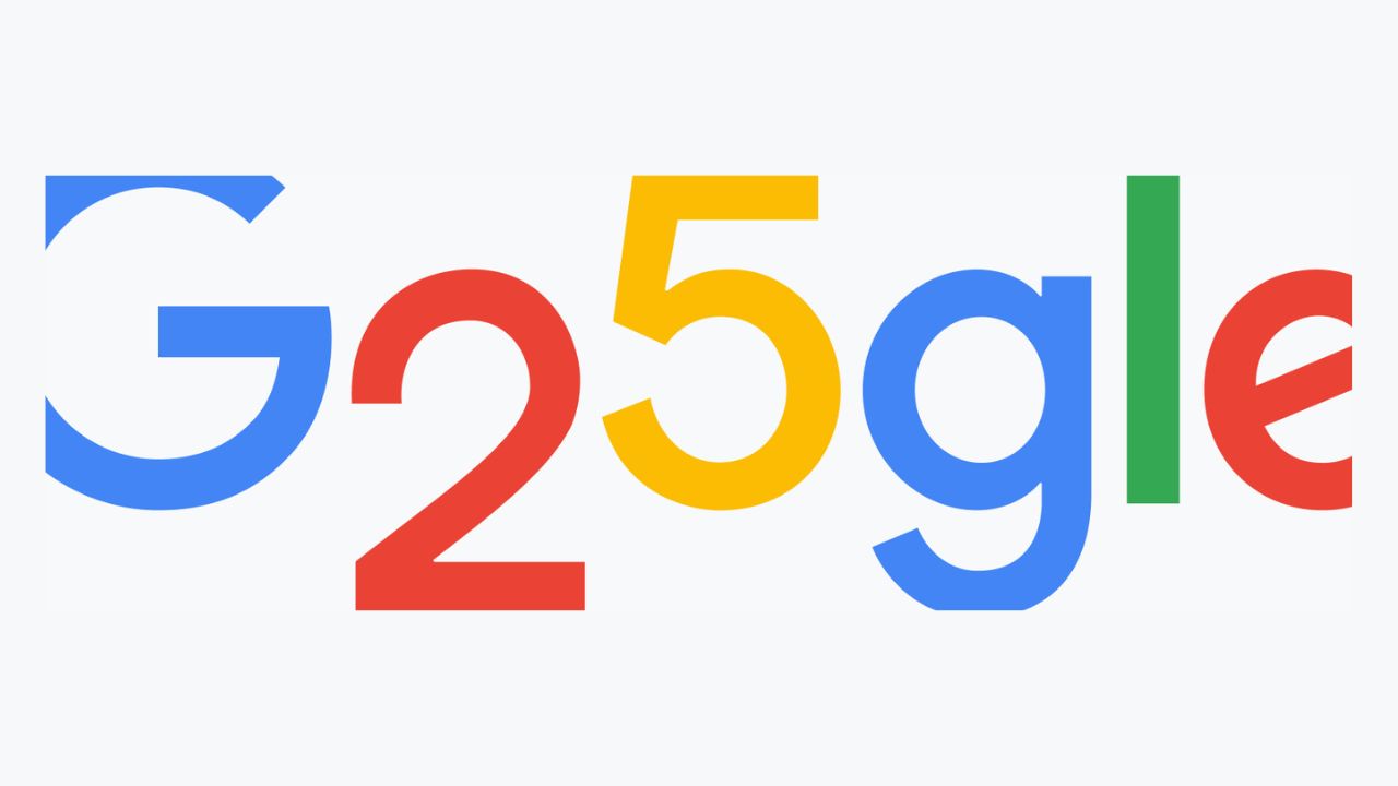Google Doodle 25th Birthday