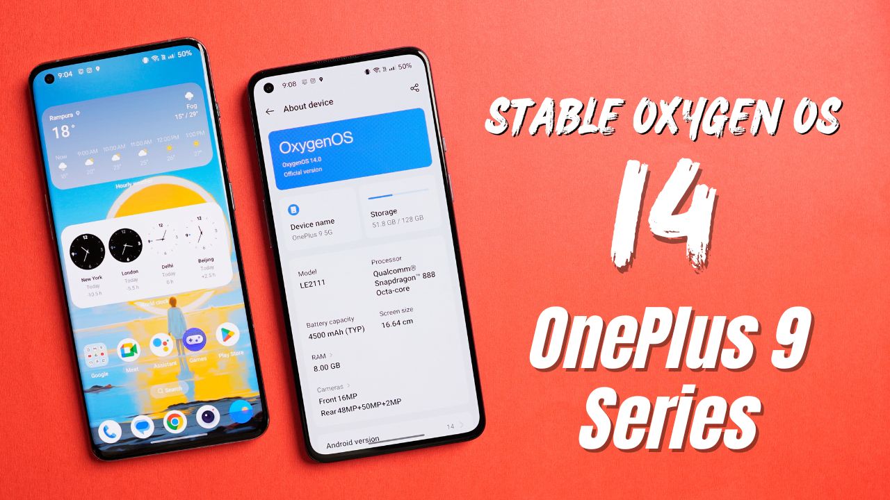 OnePlus 9 Series Stable OxygenOS 14