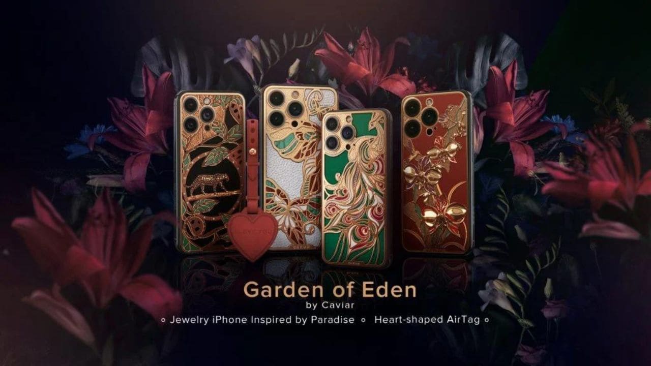 caviar special edition iPhones and heart airtag