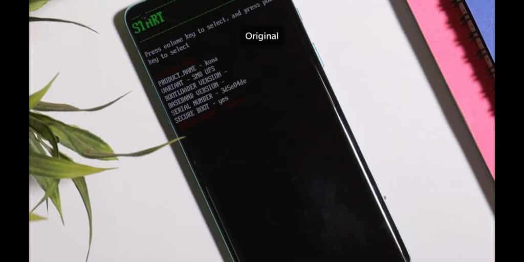 oneplus bootloader/fastboo mode