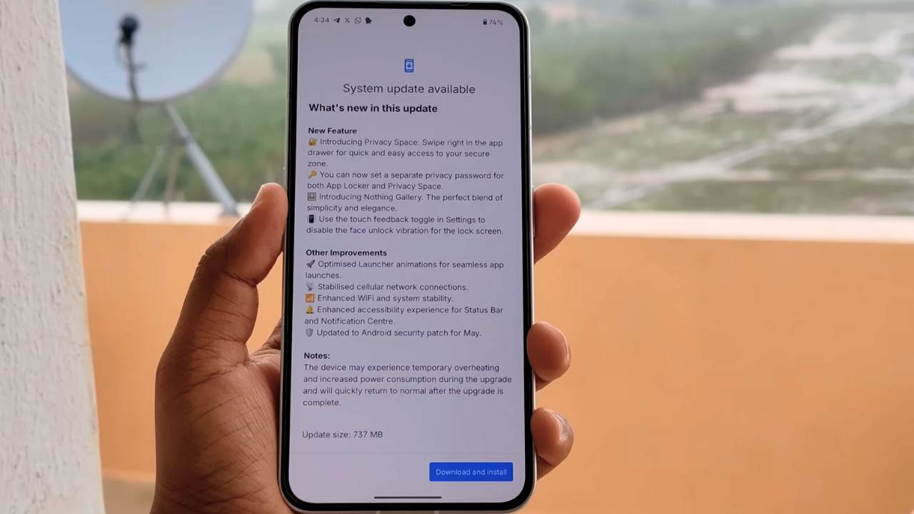 Nothing Phone 2 May Update